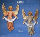 Figúrky FONTANINI - 2 Angels Gloria - 10 cm