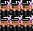 Duracell C LR14 R14 Extra alkalická batéria 2 ks x6