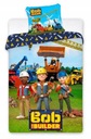 Bavlnené obliečky BOB THE BUILDER 140x200 bager