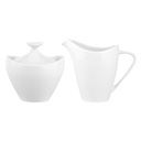 Cukornička a džbán na mlieko porcelán MariaPaula Moderna White 330 ml set