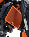 KRYT NA RADIÁTOR R&G KTM 390 DUKE -16 ČIERNA