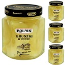 Rolník Hrušky v octe Premium v ​​tégliku 4 x 560 ml