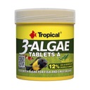 Tropické 3-Algae Tablets Samolepiace tablety bohaté na riasy pre ryby 50ml