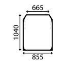 čelné sklo JCB 530 (AR), 532 (AB), 532 (AR)