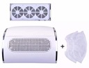 ZBERAČ PRACHU NA NECHTOVÚ MANIKÚRU 3 VENTILÁTORY + 2 VRECKÁ STRONG AG626A