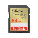 KARTA SANDISK EXTREME SDXC 64 GB 170/80 MB/s C10 V3