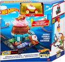 Hot Wheels Ice Cream Parlor Rally Set s autíčkom