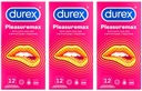 Durex Pleasuremax kondómy s prúžkami a výstupkami, ktoré umocňujú orgazmus, 36 ks.