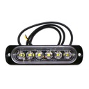 Svietidlo spätného svetla 6 LED 12V-24V, biele