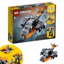 SET LEGO CREATOR CYBERDRON ROBOT LIETADLO 3 v 1