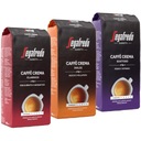 Segafredo Caffè Crema sada zrnkovej kávy 3x1 kg