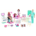 Exkluzívna súprava Barbie pre 4 bábiky Hospital Medical Clinic HKB02