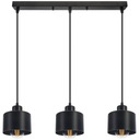 ZÁVESNÁ LAMPA, nastaviteľná, LED stropný LUSTER, GABRIEL LOFT, 3x E27