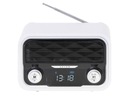 Rádio ADLER AD 1185 FM BT AUX USB Biele