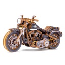 3D drevené puzzle Motocykel Cruiser V-Twin Limitovaná edícia Wooden.City