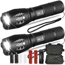 2x CREE XM-L T6 ZOOM LED taktická baterka