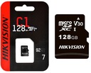 128Gb pamäťová karta pre microSD kamery HIKVISION 92Mbps HS-TF-C1 | 128 GB