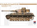 Tank PzKpfw IV Ausf.F2(G) 1942 72702 Hobby 2000