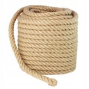 Jute Lope Twisted String hrubá 18 mm 10 metrov