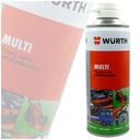 Odstraňovač hrdze Odstraňovač mastnoty 400ml Multi Univerzálny prípravok 5v1 WURTH