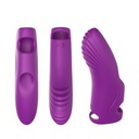 BOSS SERIES Finger Vibrator - Aurora fialová