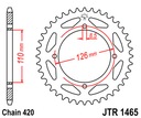 Oceľové zadné ozubené koleso JT JTR1465.47 47 zubov 420