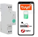 TUYA 40A DIN Zigbee kontrolér relé 1P MERANIE