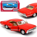 KOVOVÉ AUTO CHEVROLET IMPALA 1967 MODEL AUTA METAL DRIVE 1:43