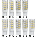 9x LED G9 KAPSULOVÁ ŽIAROVKA 5W 230V PREMIUM BEZ BLIKANIA PRE NEUTRÁLNE LUSTRE