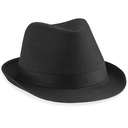 DÁMSKE GANGSTERKY ČIAPKA FEDORA, ČIERNA, S/M