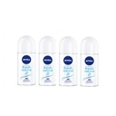 NIVEA Fresh Natural Antiperspirant roll-on 4x50 ml