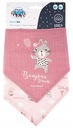 Canpol Muslin Bib Bonjour Paris Pink Baby