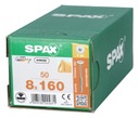 Stavebné skrutky SPAX 8x160 pre tesárske práce, 10 ks