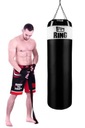 Prázdne biele tréningové boxovacie vrece Kolos mma k1 silné veľké 150 x 45 cm