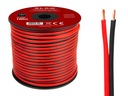 Reproduktorový kábel 2x2,50mm čierny a červený