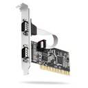 Axagon 2 x Sériový port DB9 PCI PCIA-S2 adaptér