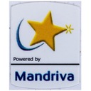 Samolepka Powered by Mandriva 19 x 24 mm