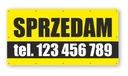 REKLAMNÝ BANNER NA PREDAJ A PRENÁJOM POZEMOK, 2x1m SILNÝ, 200x100, Plachta