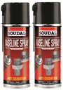 2x SOUDAL VAZELÍNOVÝ SPREJ Vazelínový olej 400 ml