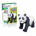 MEDVEĎ PANDA MÄKKÉ PENOVÉ BLOKY 3D PUZZLE 70 EL