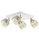 Lampa Plafon Luster GLAMOUR Gold Chrome Copper