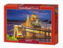 Puzzle 2000 dielikov. Pohľad na Budapešť za súmraku. Castor