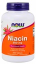 NOW FOODS VITAMÍN B3 niacín NIACIN 500 mg 250 tabliet