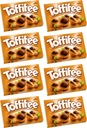 Čokoláda Toffifee Storck, lieskové orechy v karamelovej krabičke, 125 g x 8