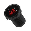 12-24V automobilový digitálny voltmeter ampérmeter mie