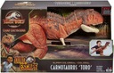 JURSKÝ SVET DINOSAUR CARNOTAUR GIANT HBY86