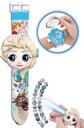 ELZA HODINKY ELSA FROZEN ANNA OLAF 3D LED PROJEKTOR