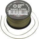 USA NANO ŠNÚR Paracord 16kg 91m 0,75mm OLIV