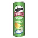 19x165g PRINGLES Kyslá smotana Cibuľa KARTÓN + oblátky