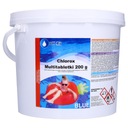 MULTIFUNKČNÉ CHLÓROVÉ TABLETY 200G BLUE POOL 3KG